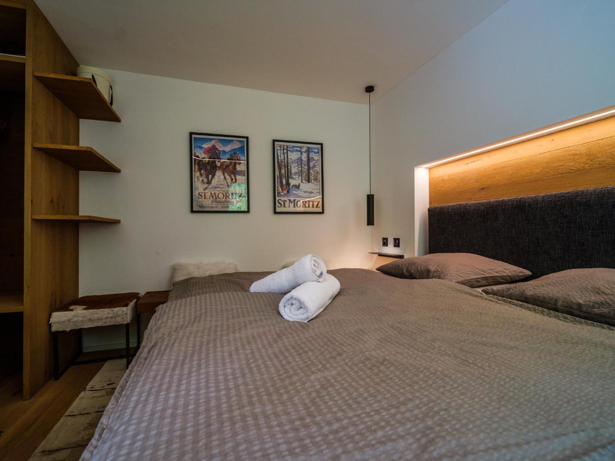 Luxury Mountain Apartment With Private Sauna And Underground Parking サンモリッツ エクステリア 写真